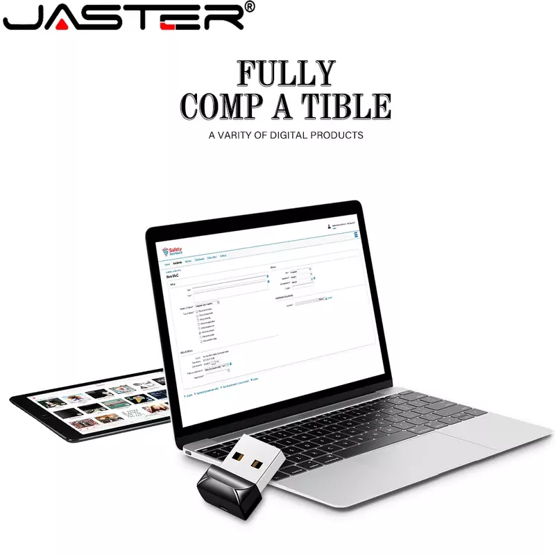 Jaster pendrive ขนาดเล็กสีแดง128GB แฟลชไดรฟ์พลาสติกกันน้ำ64GB 2.0 USB 32G หน่วยความจำ16GB แฟลชไดร์ฟของขวัญทางธุรกิจ