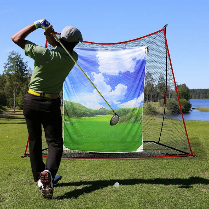 Écran de frappe de balle de golf, grill d'entraînement de baseball en plein air, aide à la pratique et à l'entraînement, faible bruit, intérieur, arrière-cour