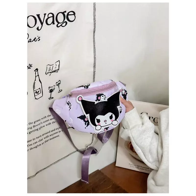 Sanrio New Clow M Kid's Messenger Bag Cute Cartoon Lightweight Melody Single-Shoulder Bag