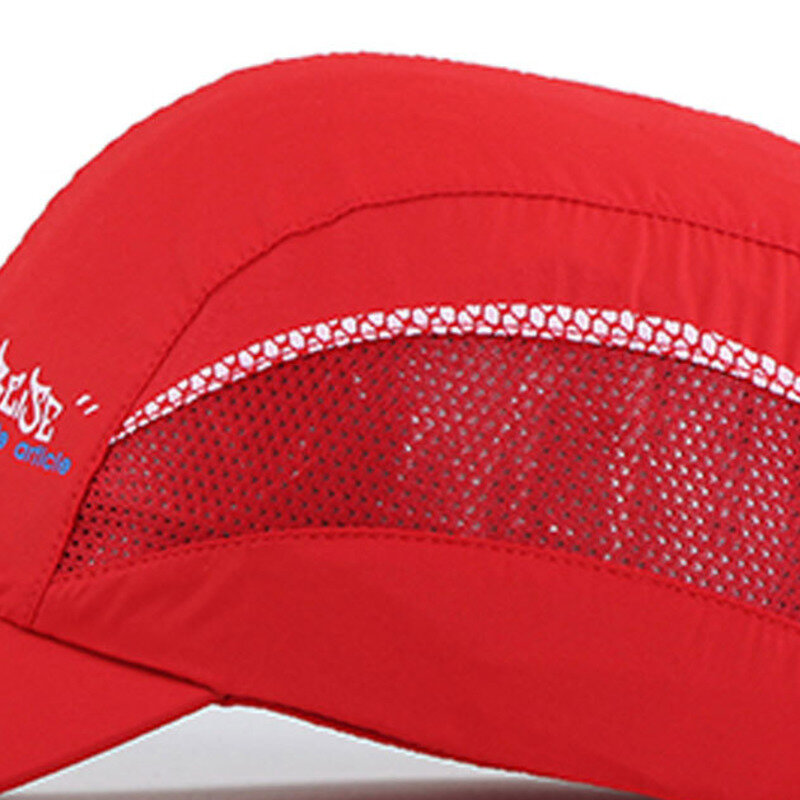 Baseball Cap Quick Dry Mesh Back Cooling Sun Hats Sports Caps For Golf Cycling Running Fishing Outdoor Sport Cap