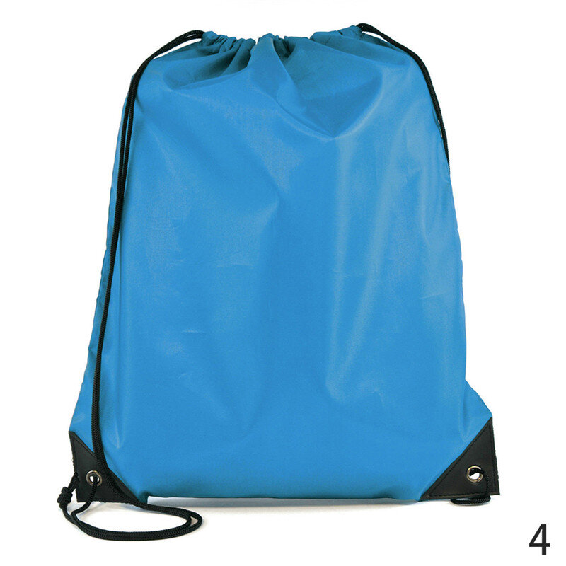 กระเป๋าเป้สะพายหลังกระเป๋าเริ่มต้นกระสอบผ้าเชือกรองเท้าโรงเรียน Eco ปรับแต่งผ้ากระเป๋าส่วนบุคคลชื่อกระเป๋า