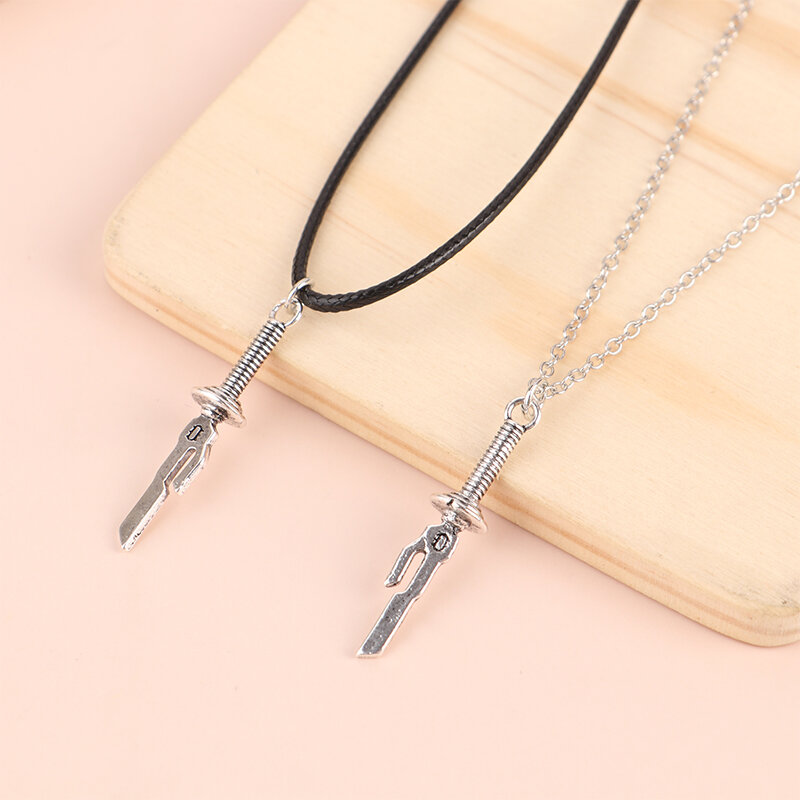 Anime Fushiguro Toji Sword Necklace Spear Of Tianri Knife Pendant Cosplay Necklaces For Unisex Choker Jewelry