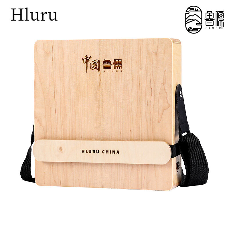 HLURU Cajon Box Drum drewniane pudełko bęben bęben muzyczny Kahong perkusja Instrument podróżny bęben profesjonalny Instrument perkusyjny bęben ręczny