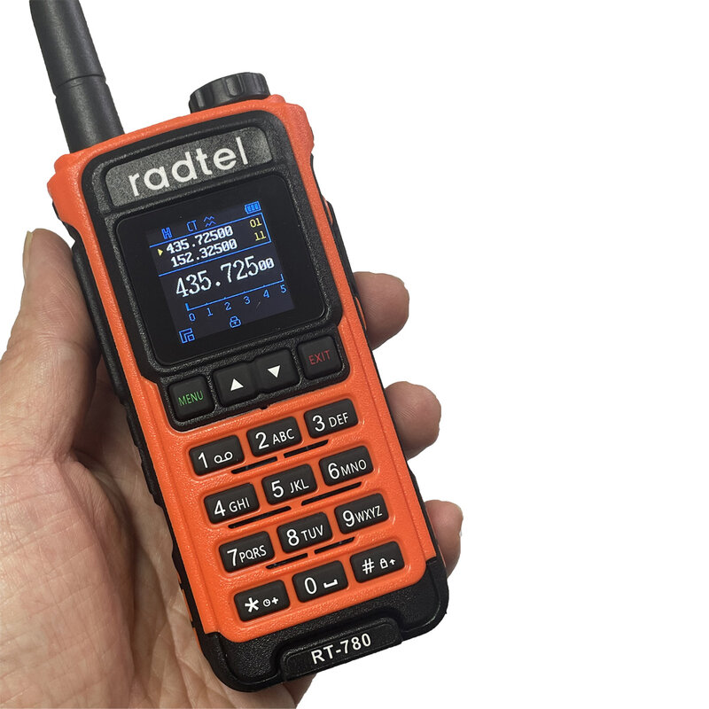 Radtel RT-780 136-620Mhz Walkie-talkie amatoriale ricevitore Radio Air Band ricetrasmettitore Radio portatile bidirezionale a lungo raggio USB-C