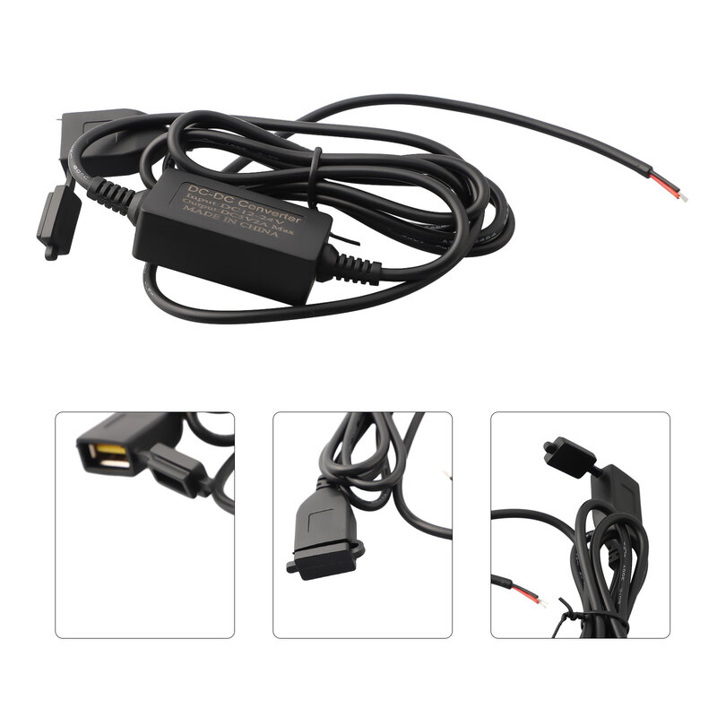 Motorrad Elektronik Zubehör Motorrad Ladegerät 12V-24V Adapter USB wasserdicht für Motorrad Smartphone