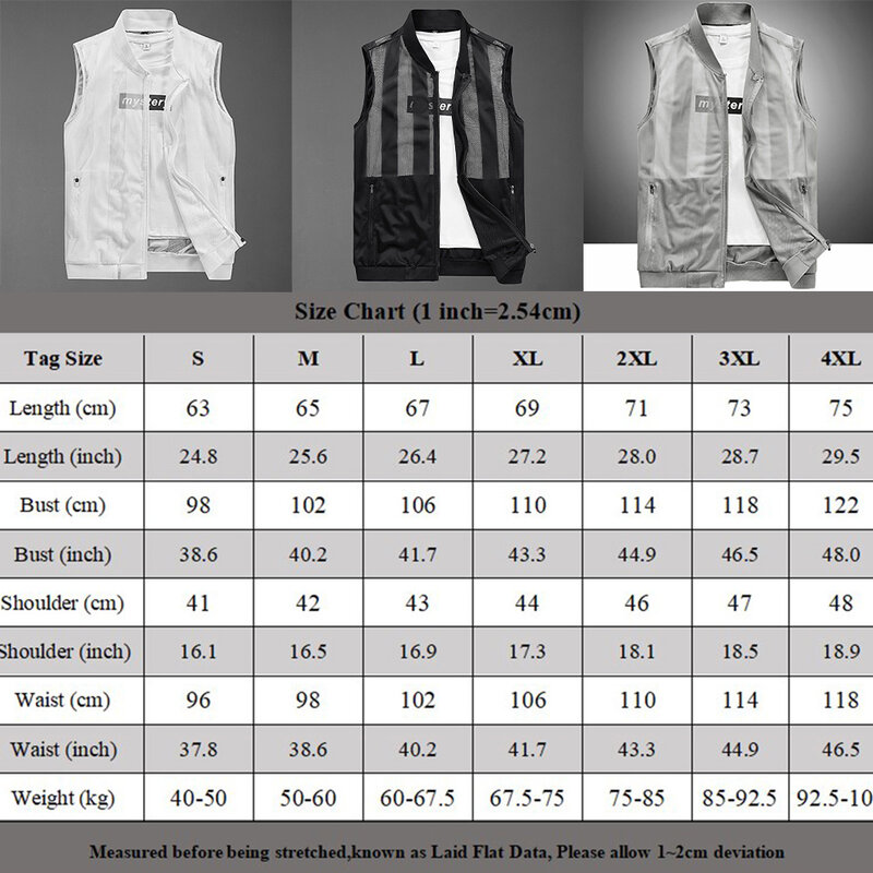 Men Vest Regular Sleeveless Summer Quick-Dry 1pc Breathable Vest Comfortable Jacket Mesh Outdoor Fishing Hiking