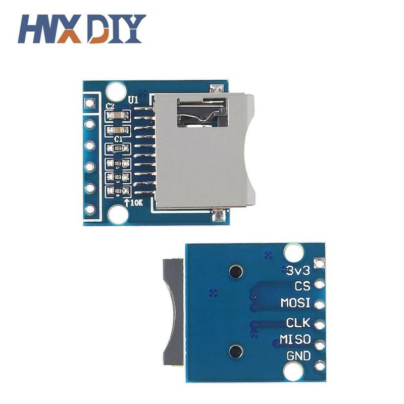Penyimpanan SD mikro, 1-10 buah papan ekspansi penyimpanan Mini Micro SD kartu TF modul pelindung memori dengan PIN UNTUK Arduino