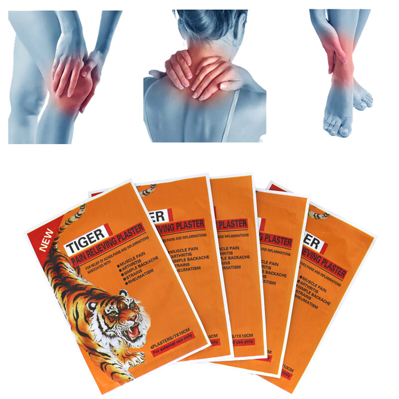4/12/20/40Pcs Patch balsamo di tigre adesivo per alleviare il dolore alla schiena vita assistenza sanitaria medicazione lombare colonna vertebrale cerotto medico a base di erbe