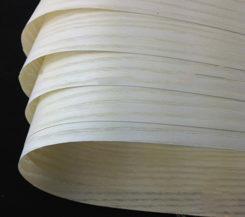 Naturalne prawdziwy biały drewno jesionowe meble fornirowane około 16-24cm x 250cm