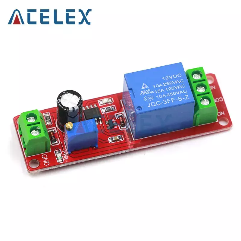 NE555 DK555 Timer Switch Adjustable Disconnect Module Time delay relay Module DC 12V Delay relay shield 0~10S