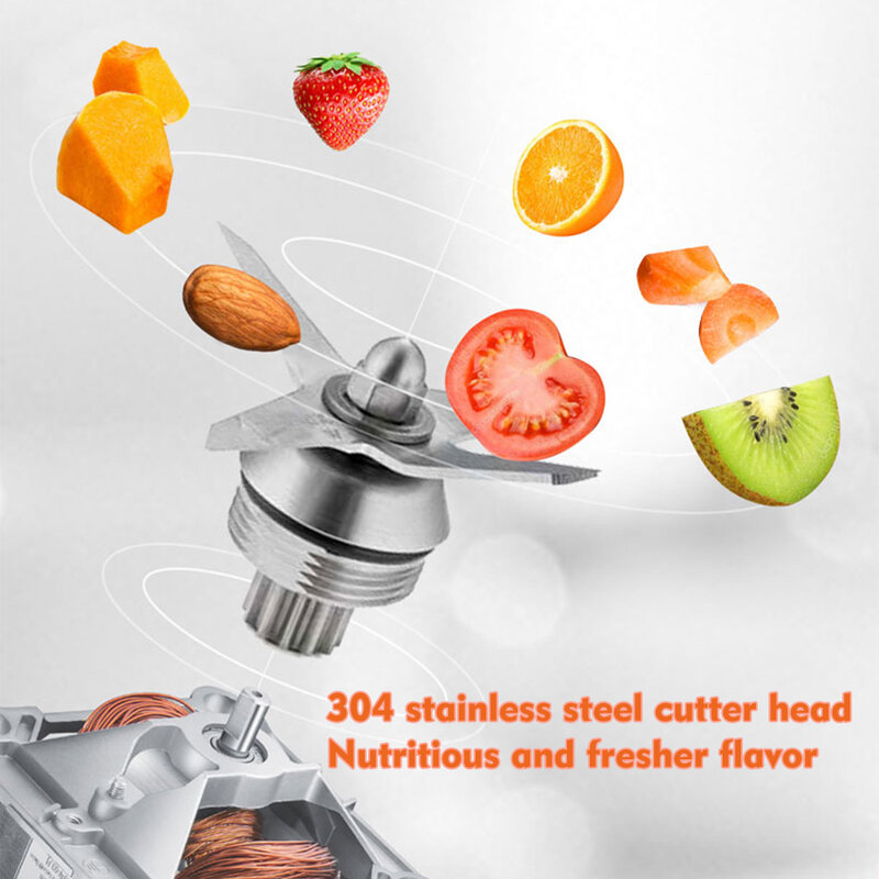 Sap Machine Slow Juicer Schroef Koude Pers Extractor Filterfree Gemakkelijk Wassen Elektrische Fruit Juicer Machine Groot Kaliber Blender
