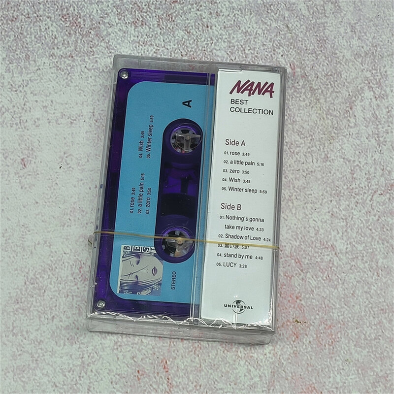 Nana Best Collection nastri musicali Japan Anime Music Magnetic Walkman cassette nastri commemorativi da collezione fan regalo di compleanno
