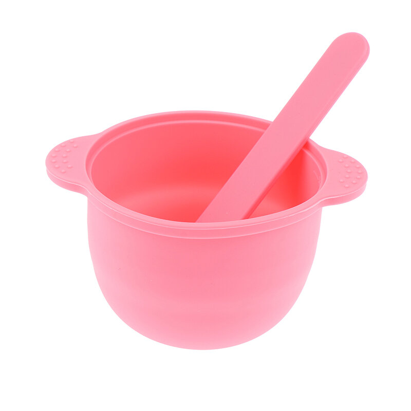 300ML Wax Pot Bowl Foldable Facial Mask Bowl Silicone Heater Melting Waxing Easy Clean Inner Liner Hair Removal Salon And Home