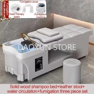 Circulação de água Massagem Cadeira, Comfort Shower Head, Hair Wash Bed, Lounge Chair, Mobiliário de salão, MQ50SC