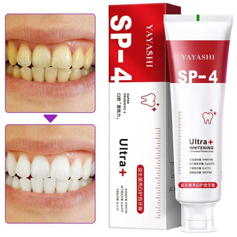 120G Tandpasta Vlek Verwijderen Whitening Tandpasta SP-4 Holtepreventie Tanden Whitening Pasta Tandpasta Voor Slechte Adem