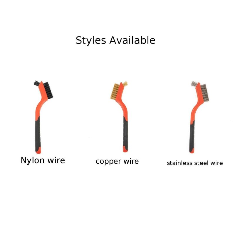 High Quality Steel Wire Wheel Brush Steel Brush Heavy Duty Nylon Handle Polishing Wire Brush Wire Wheel Brush 1pcs