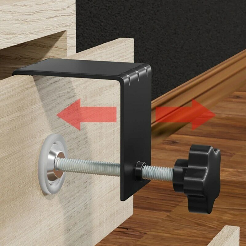 Abrazaderas instalación frontal cajón ajustable para carpintería, marco frontal, Hardware, instalación muebles,