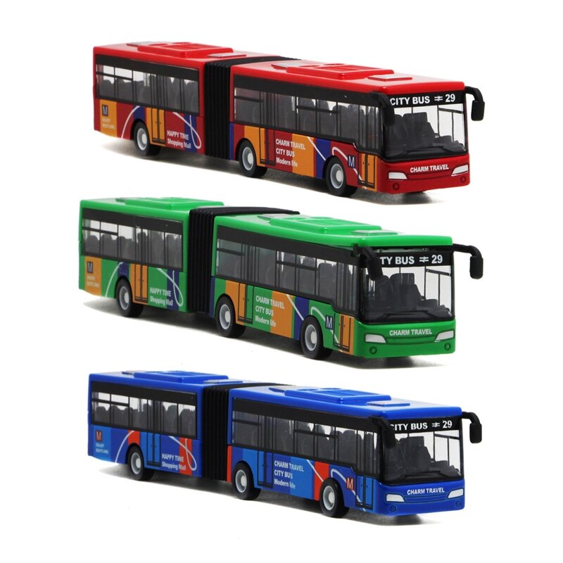 Simulazione per bambini Autobus realistico automatico Giocattoli educativi portatili Design semplice Dropship