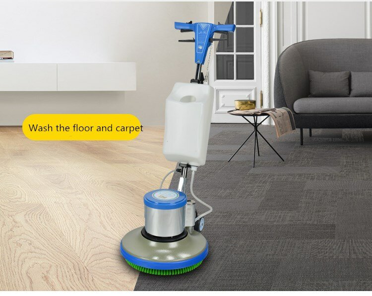 Penggosok lantai rumah tangga otomatis daya tinggi untuk karpet dengan mesin pemoles desain populer