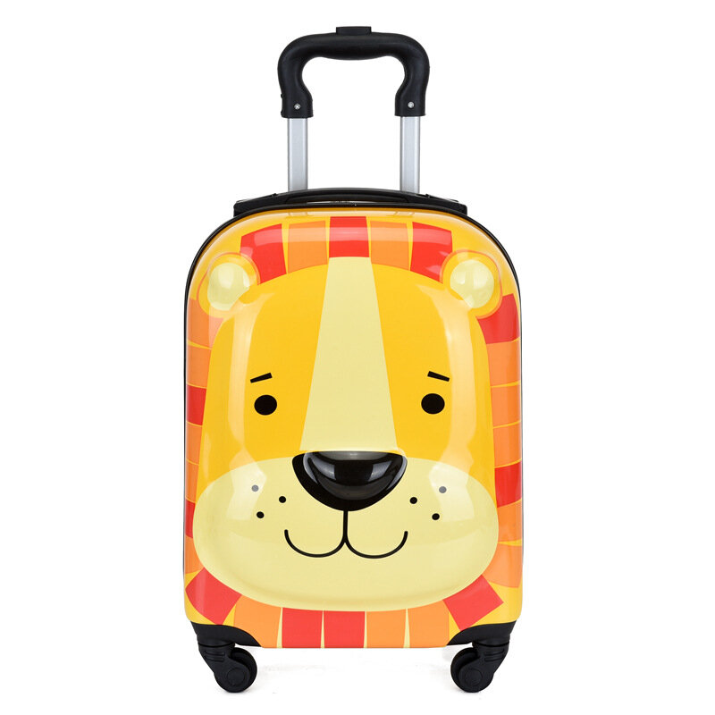 18 Cal dla dzieci Cute Cartoon Student walizka podróżna PC pokrowiec na wózek dla dzieci bagaż mala de viagem com rodinha