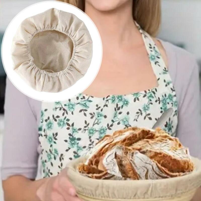 ผ้าปิดฝาขนมปังขนาด6-8นิ้ว Essential หมักขนมปังเป็นมิตรกับสิ่งแวดล้อมใช้ในบ้านครัว