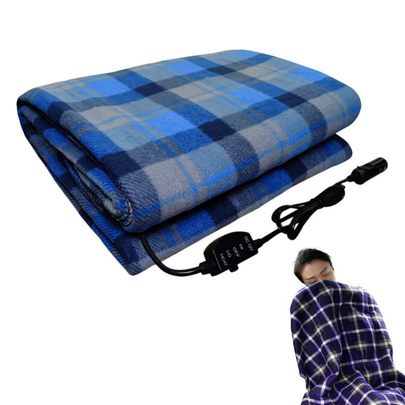 12v Car Electric Heated Blanket Mat Cold Weather Winter Warm Travel Electric Heated Blanket Mattress Washable Heated Blanket