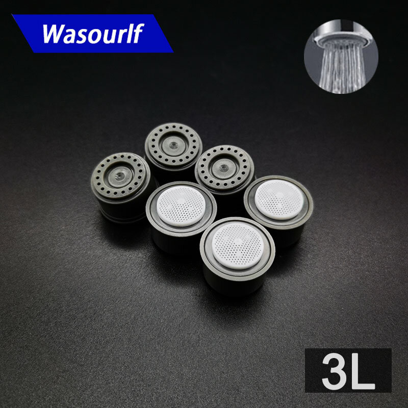 Wasourlf 6 Stuks 3L Waterbesparende Kraan Beluchter Core M24 Mannelijke M22 Binnendraad Tap Apparaat Regen Waskolf Bad Accessoires deel
