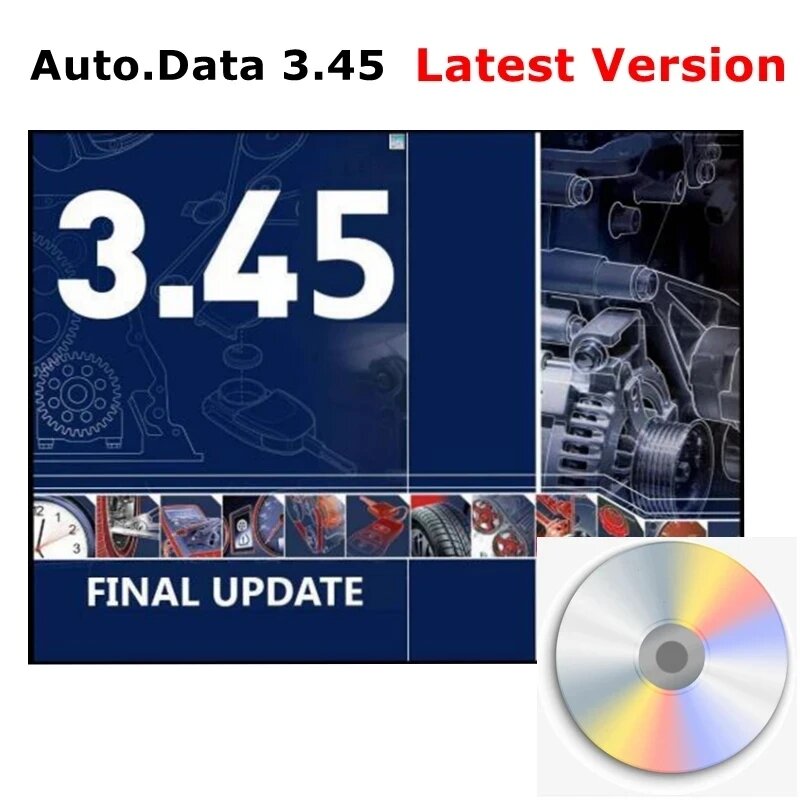 Auto Auto_data Software para carro, Dados 3.45 Diagramas de fiação, Vídeo fácil de instalar, 2023
