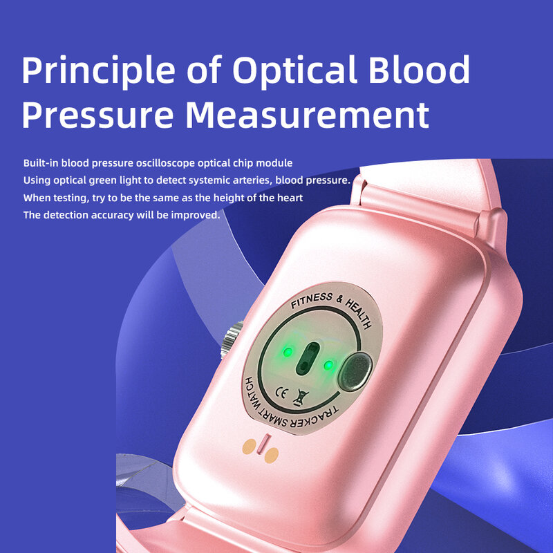 Смарт-часы Manridy H5, Bluetooth, пульсометр, измерение давления и уровня кислорода в крови
