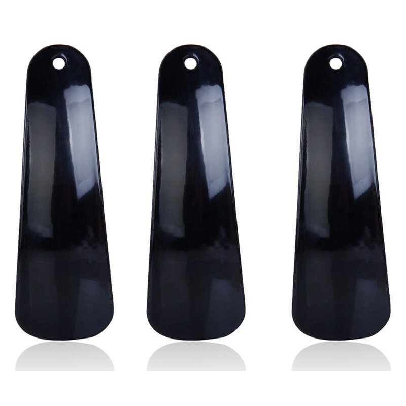 Zapatero de plástico de 3x4,7 pulgadas, elevador Flexible y robusto, antideslizante, color negro