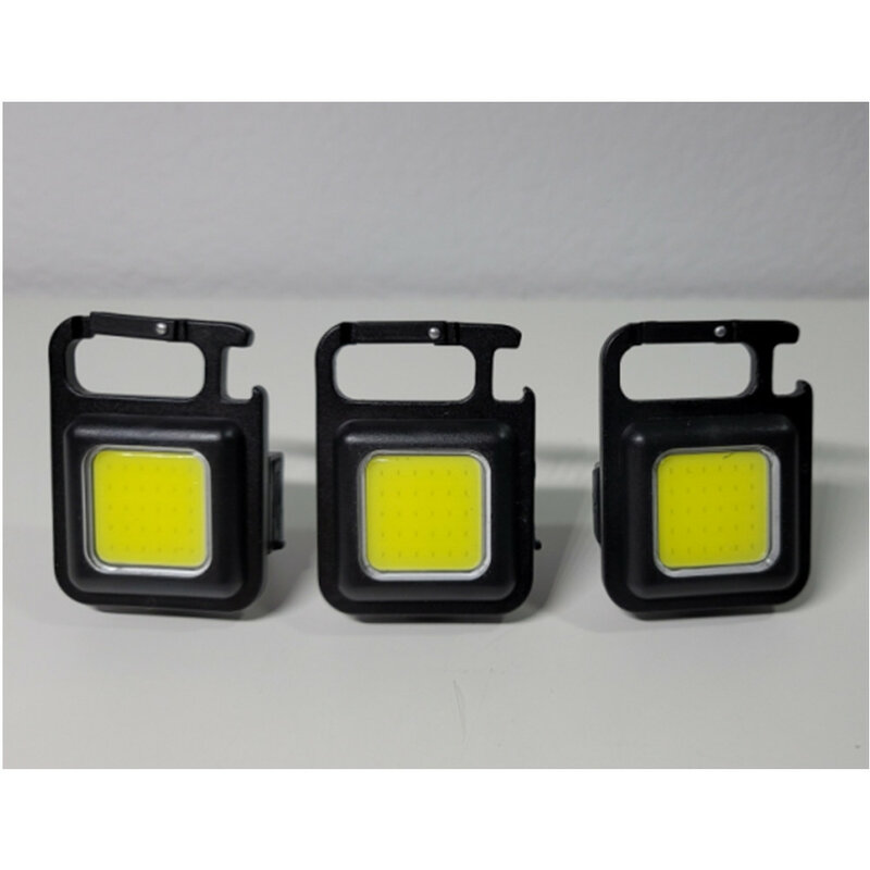 Flashlight Mini Work LED Light Rechargeable Lamp Pocket COB Keychain Portable Flashlight Outdoor Camping Small Light