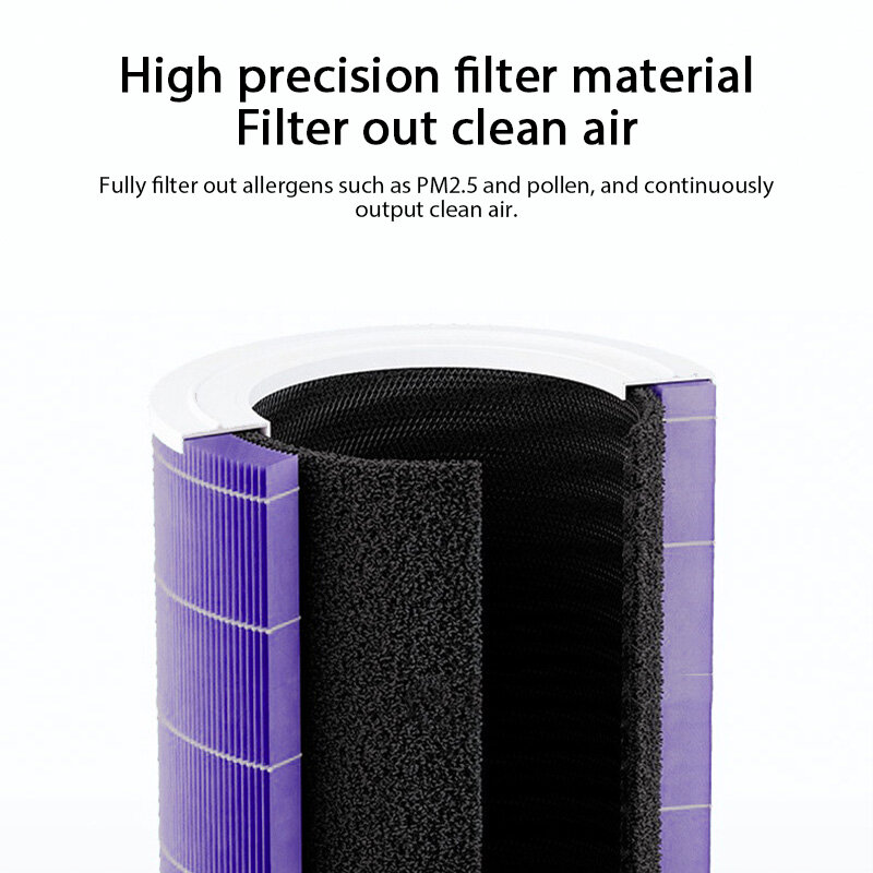 Filtro de aire para Xiaomi Mi, purificador de aire 1, 2, 2H, 2C 2S, 3, 3H, 3C, 4, 4Lite Pro, carbón activo, HEPA, PM2.5, antibacterias, formaldehído