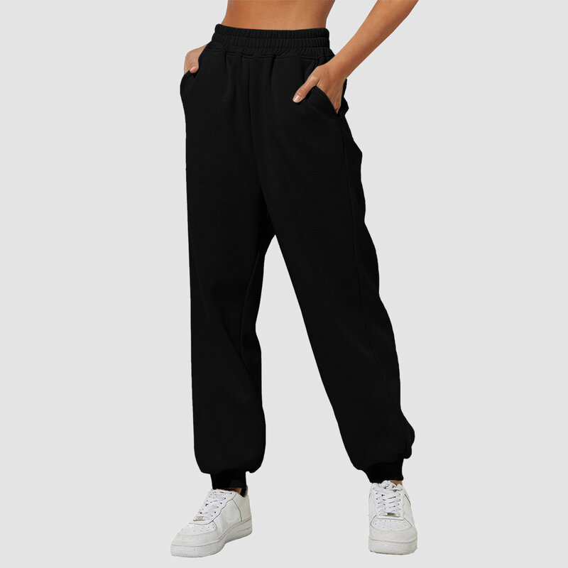 Wide Leg Pants For Women’S Sweatpants Straight Pants Bottom All-Math Plain Fitness Joggers Pants Travel Basic Workout Joggers