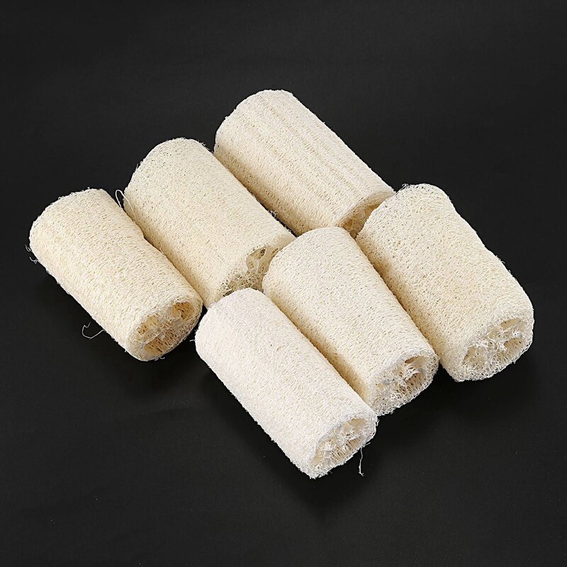 NATURE 30X Organic Loofahs Loofah Spa Exfoliating Scrubber Natural Luffa Body Wash Sponge Remove Dead Skin Made Soap