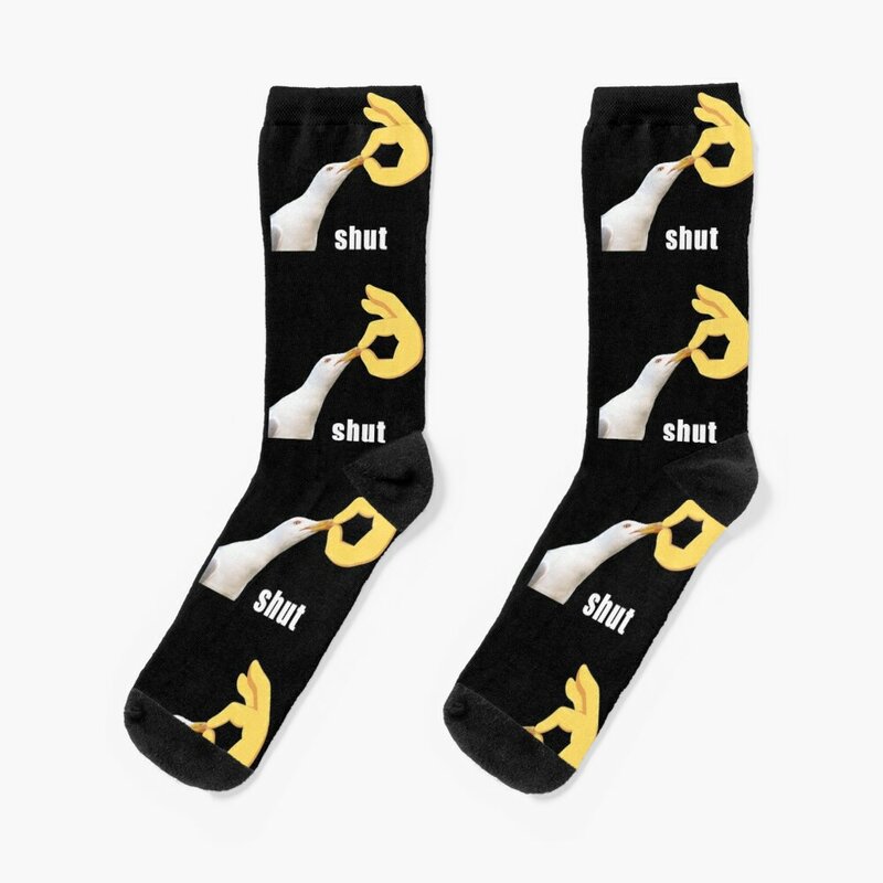 Shut Seagull meme Socks New year's Soccer Socks Woman Men's
