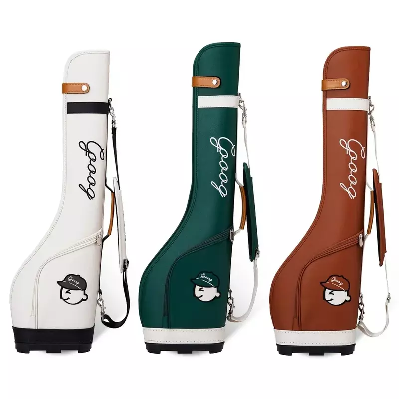 Gooog golf koreanische tragbare Sunday Golf Gun Bag kleine halbe Set leichte Club Bag Pu