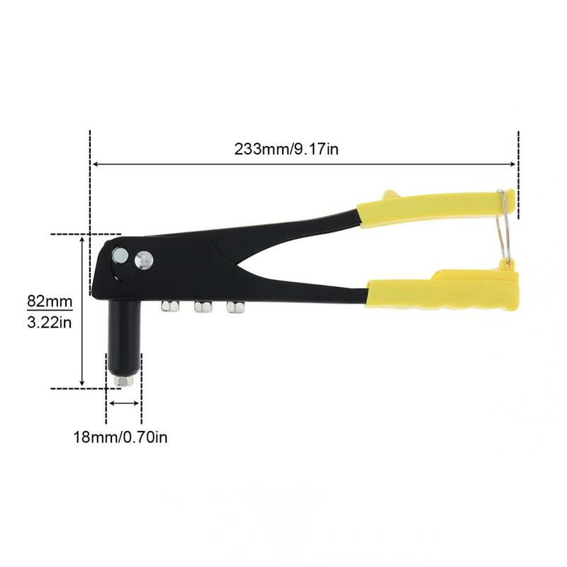 Heavy Duty Hand Riveter Rivet Gun Manual Light-weight Blind Rivet Nut Tool Hand Tool Gutter Gutter Repair Tool
