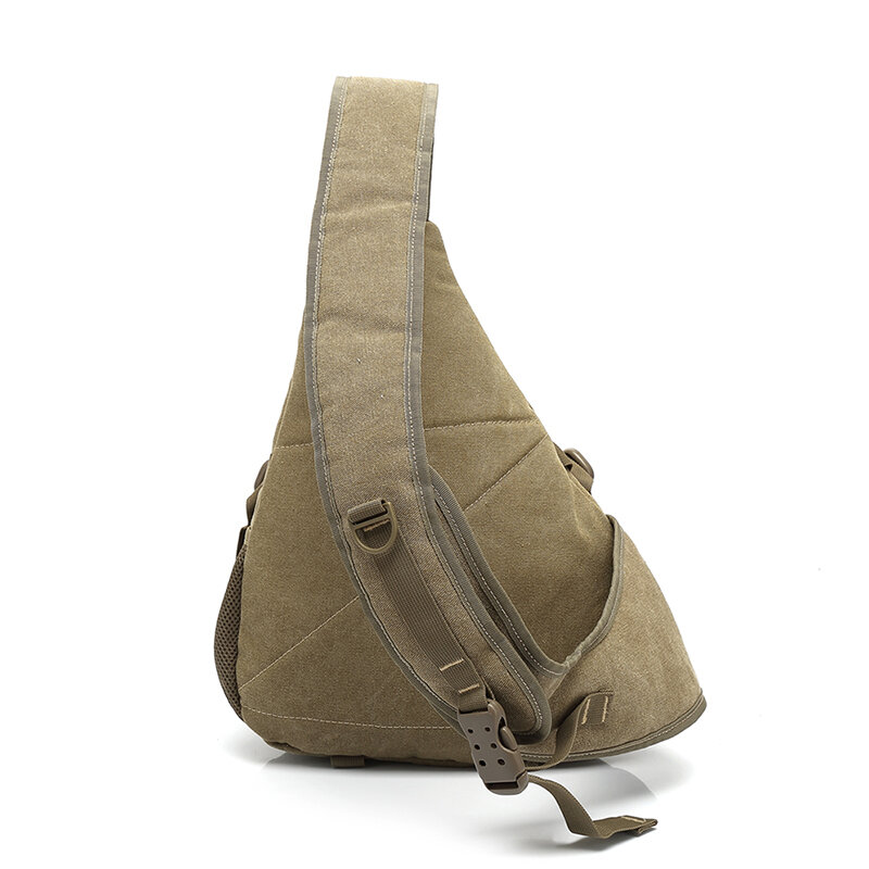 Chest Bag for Teenager Boys Men&Female Canvas Messenger Bags Shoulder Sling Backpack Trave Casual Crossbody Bag for Short Trip