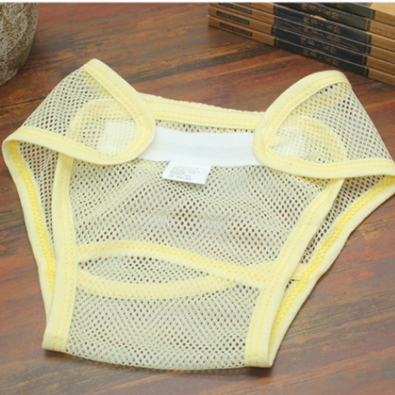 New Baby Summer Mesh  Pants Washable Baby Diapers Pants