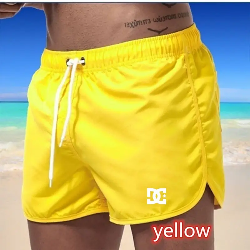 Men's beach casual shorts, swimming vacation shorts, 2024 new hot summer swimming shorts, fitness running shorts, beach shorts