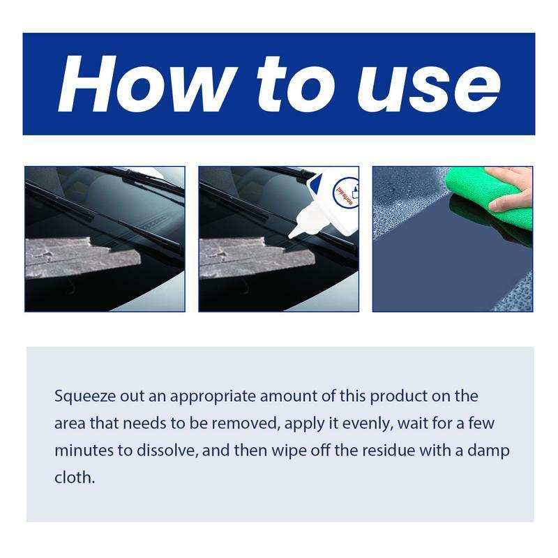 Naklejki do usuwania środków czyszczących do samochodu 50ml klej środek czyszczący uniwersalny samochodowy środek do czyszczenia urządzenia do oczyszczania do żucia