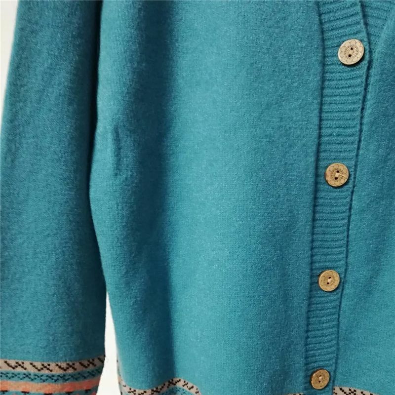 Maglioni stampati 4xl oversize Top Cardigan lavorato a maglia primaverile da donna giacche Casual eleganti in maglieria sottile cappotto Jacquard coreano nuovo