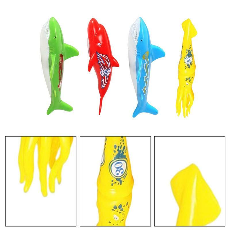 수중 운전 수영 물고기 장난감 실내-야외 수영 물 훈련 도구 다이빙 문어 어린이를위한 물 다이빙 물고기