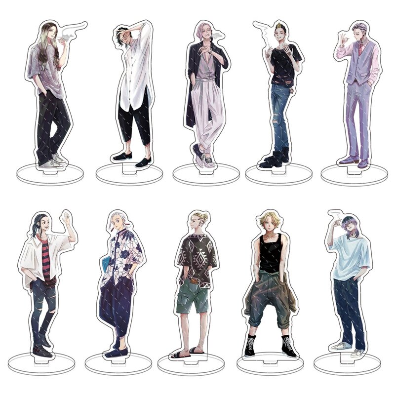 Figuras de acrílico de Los Vengadores de Tokyo, Manjiro Ken Takemichi Hinata Atsushi, modelo de placa, decoración de escritorio, señal de pie, regalos para Fans