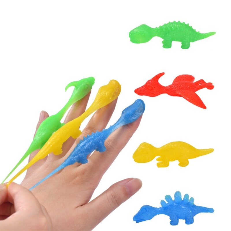 Игрушка для выброса пальцев, динозавр, рогатки, детские украшения для мальчиков на день рождения