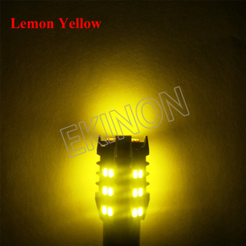Highlight P45T DC12V 24V Car LED Front Fog Light Bulb Motorcycle Headlight 2016 30SMD White Amber Lemon Yellow