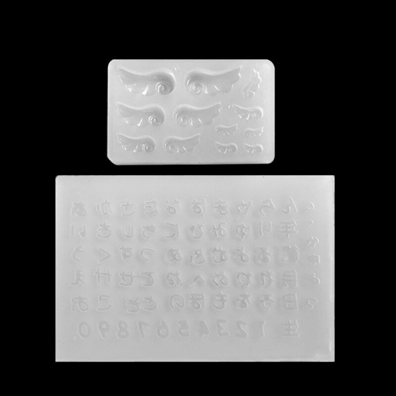 517f katakana silicone molde oco epóxi abanador enchimentos moldes de silicone resina epóxi molde de enchimento para moldes de resina de areia movediça
