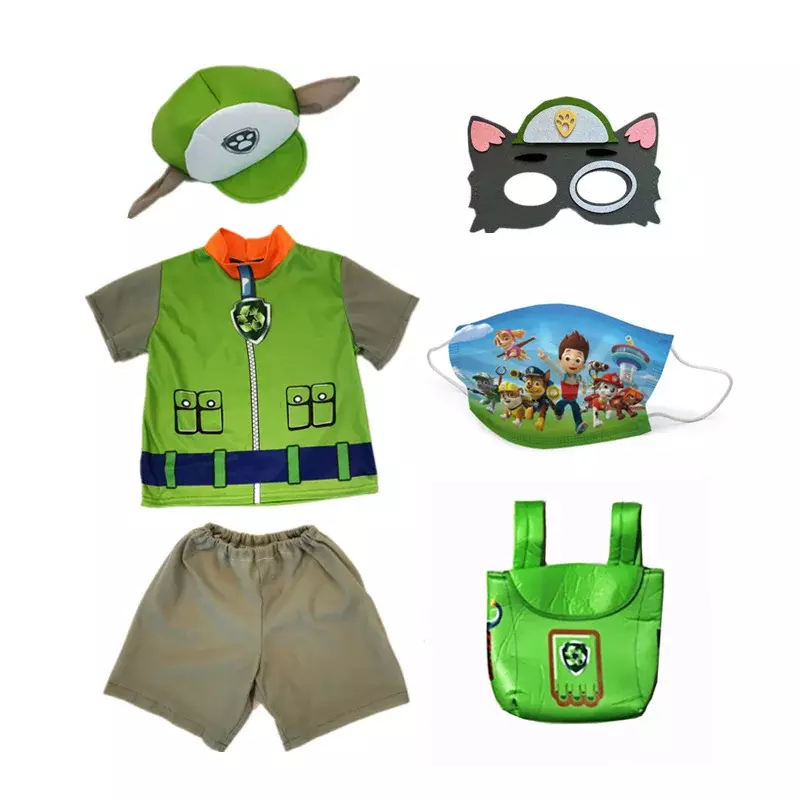 PAW Patrol Cosplay Costume pour enfants, Marshall Chase, Rubble Rocky, Carnaval Cos, Skye Party fur ses, Halloween Clothing Gift