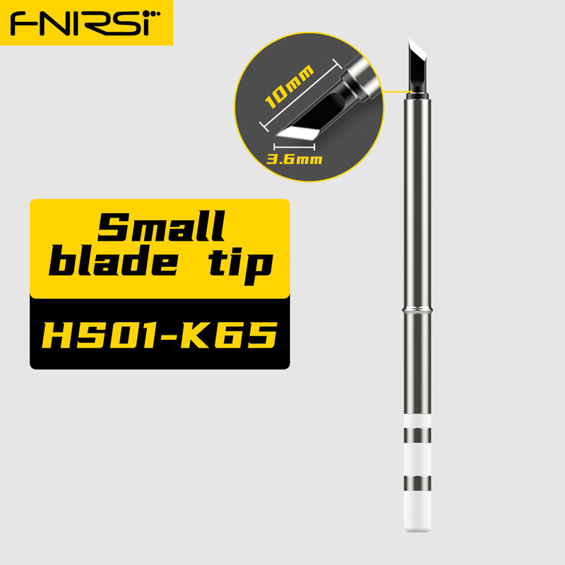 FNIRSI HS-01 لحام الحديد تلميح HS01-BC2 B2 ILS KR K65 BC3 نوع التدفئة الداخلية الرصاص محطة لحام مجانية عدة