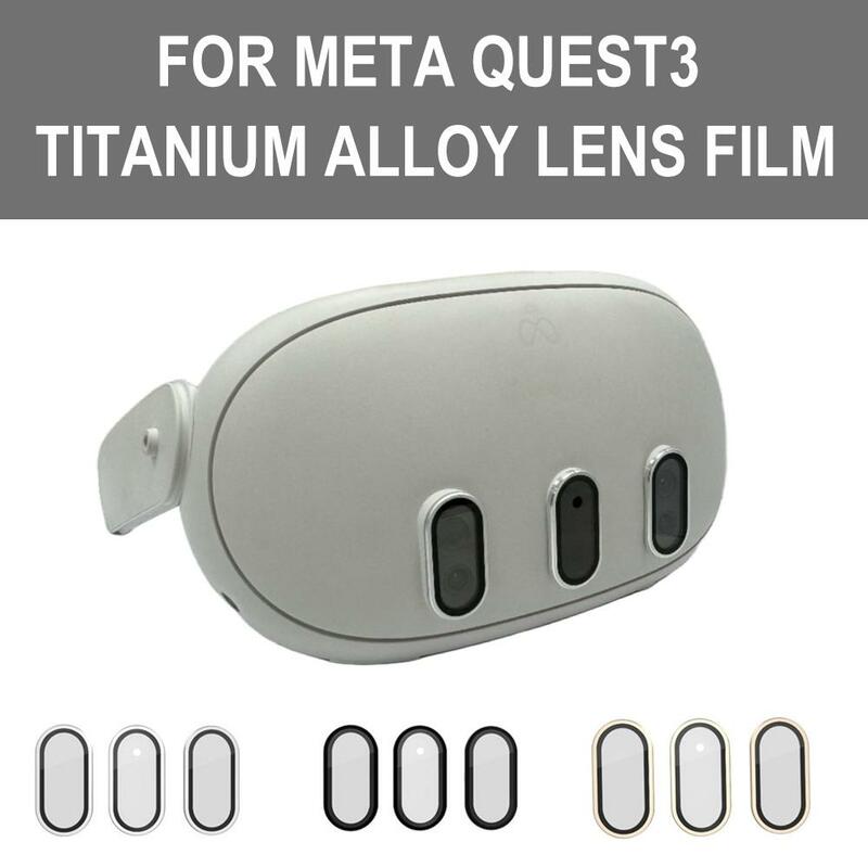Protecteur d'objectif d'appareil photo en verre Guatemala, film de protection d'objectif haute définition, anti-rayures, sans bulles, Meta Quest 3, 3 pièces